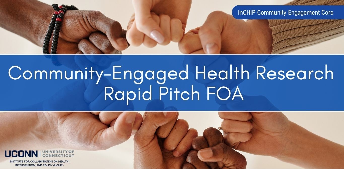 Community-Engaged Health Research Rapid Pitch FOA