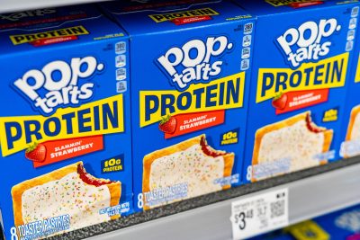  Kelloggs Protein Pop Tarts Frosted Strawberry Flavor Toaster Pastries Breakfast With New Added Protein Variety On Display
